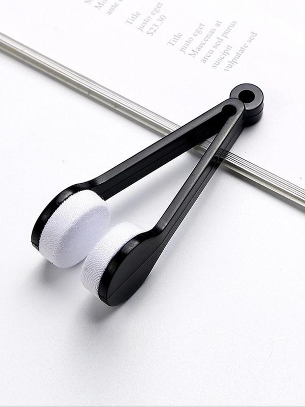 2024 Summer Mini Microfiber Glasses Brush Holder, Special for Glasses Lens Soft Cleaning, Multifunctional Portable Glasses Cleaning Clip