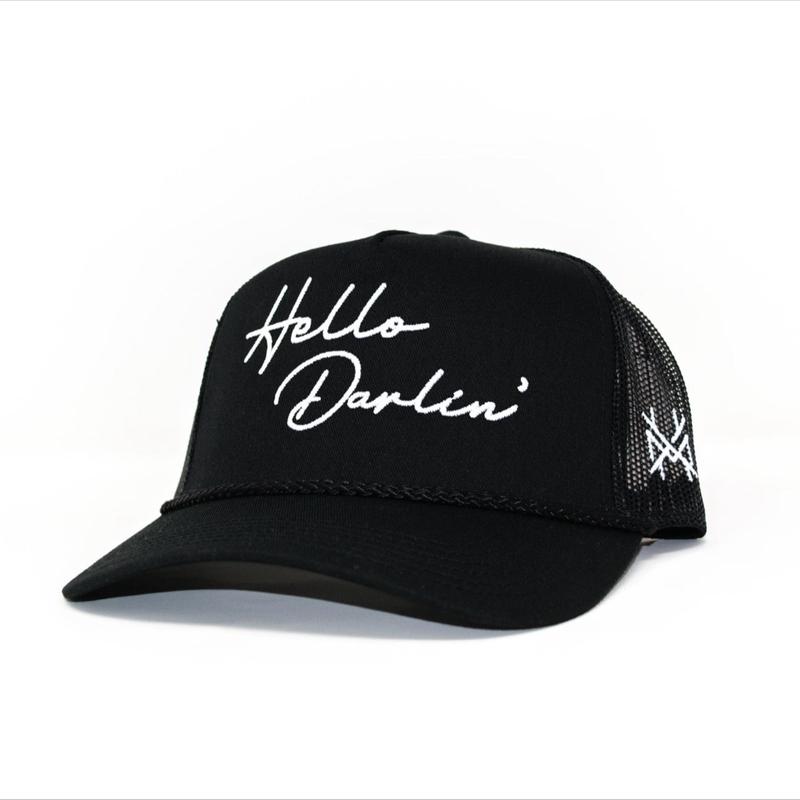 Hello Darlin' Trucker Hat by The Mad Hatter Company