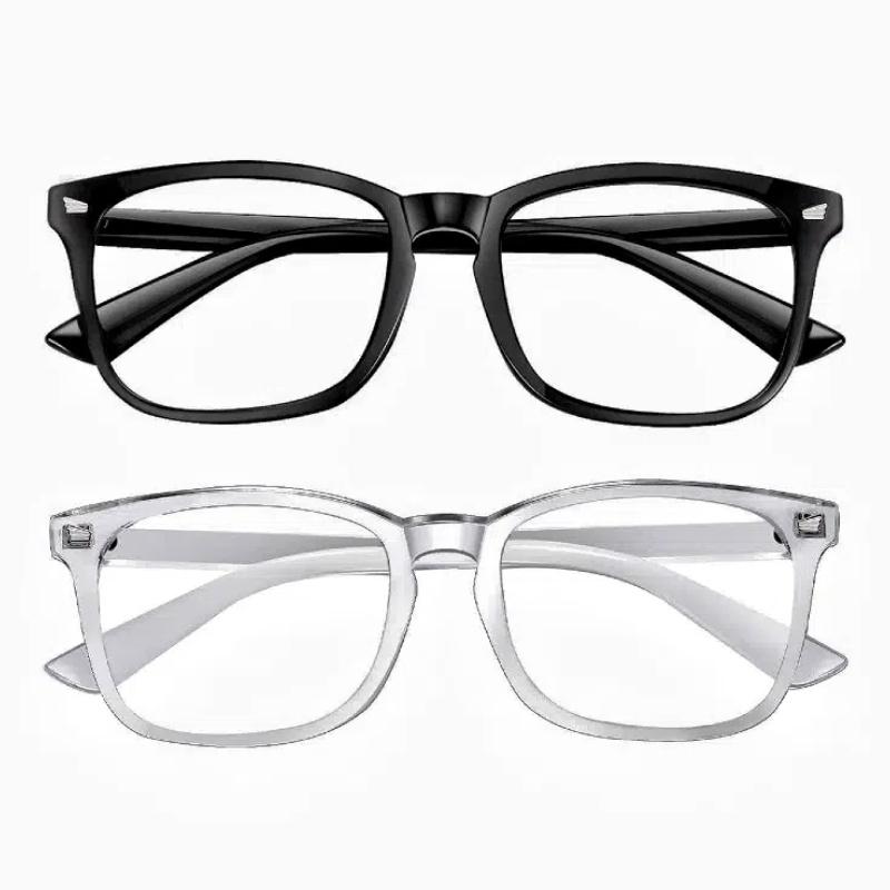 3 2Pack Computer Blocking  Glasses, Christmas gifts Fashion Glasses Computer  TV  Phones Glasses Fashion Glasses For Men Women, Cheap Glasses,Clear Gaming Glasses Lenses,Classic Design Frame, Fake Eyeglasses