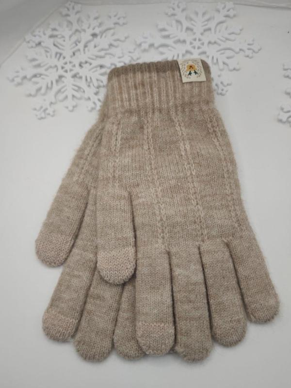 Unisex Thermal Lined Knitted Gloves, Casual Touch Screen Gloves for Fall & Winter, Warm Gloves for Outdoor Cycling Travel