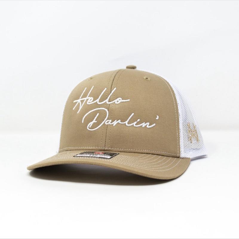 Hello Darlin' Trucker Hat by The Mad Hatter Company