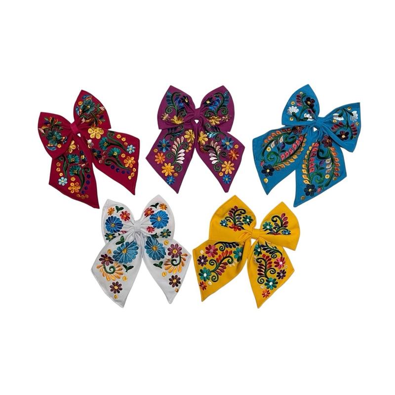 Mexican Embroidered Bows