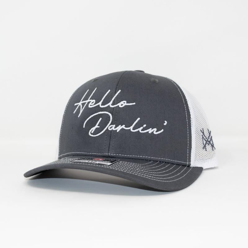 Hello Darlin' Trucker Hat by The Mad Hatter Company