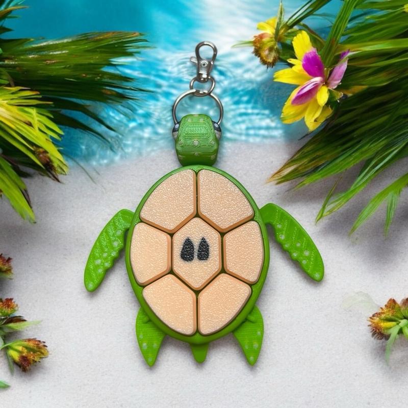 Turtle Fidget Clickers - Desktop Fidgets and Keychains - Collectible Figurines