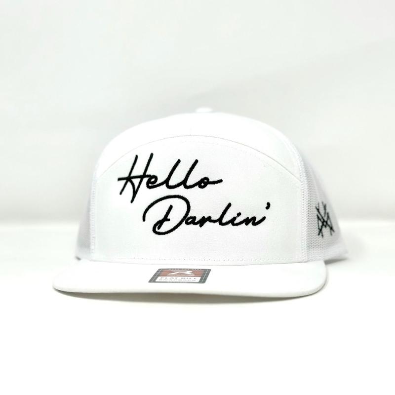 Hello Darlin' Trucker Hat by The Mad Hatter Company