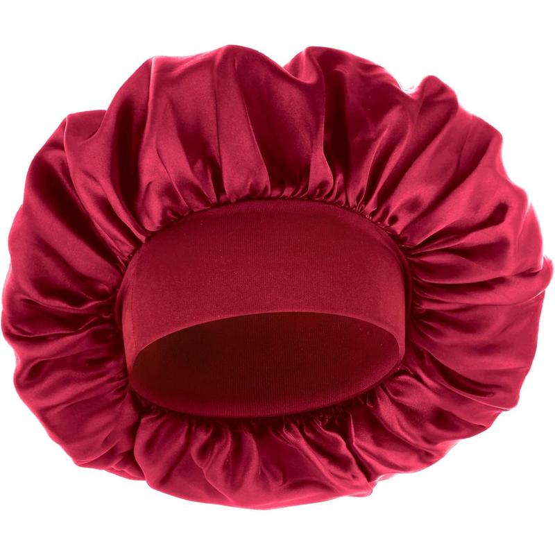 Silk Bonnet for Men, Satin Bonnet Elastic Band Silk Sleep Cap Soft Adjustable Hair Cap Hair Wrap for Women Sleeping