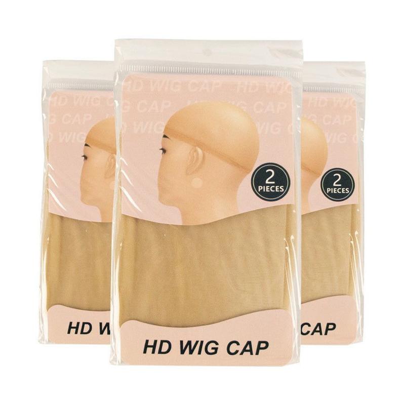 HD Wig Cap Thin Cap for Women Invisible Ultra-thin Stretchy Stocking Caps for Lace Front Wigs Sheer Wig Cap