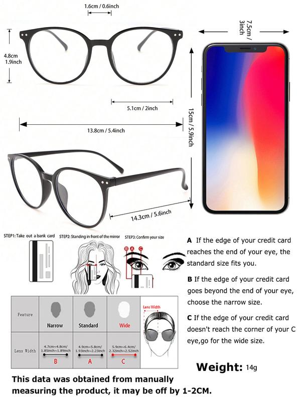 Women's Fashionable Tortoise Square Frame Eyeglasses, Trendy Casual Eyeglasses for Everyday Use, Fashion Accessories for Outdoor Activities