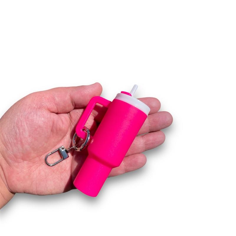 Tumbler Keychain and Chapstick Holder for Convenient Storage - Perfect for Travel and Everyday Use - Water Bottles, Mug