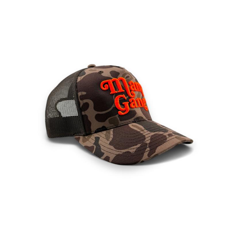 Mama Gang Trucker Hat Duck Camo