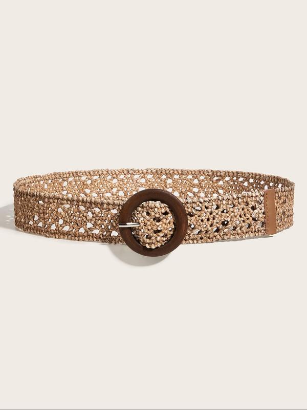 Boho Style Braid Belt, Waistband for Women, All-match Clothes Accessories for Daily Clothing Decor, Trendy All-match & Exquisite Belt for Birthday Gift