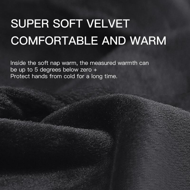 -10℉ Waterproof Windproof Touch Screen Warm Winter Gloves for Cold Weather Men Windproof Touchscreen