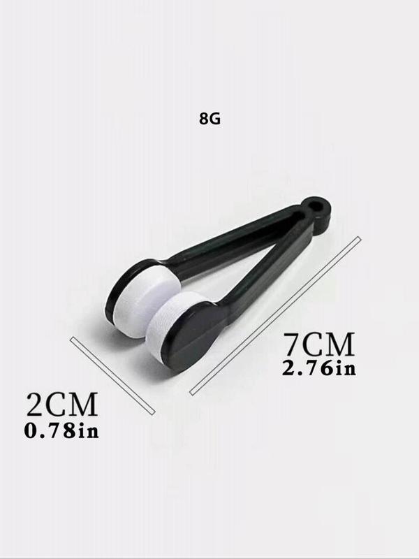 2024 Summer Mini Microfiber Glasses Brush Holder, Special for Glasses Lens Soft Cleaning, Multifunctional Portable Glasses Cleaning Clip