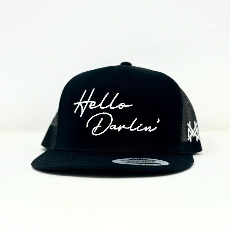 Hello Darlin' Trucker Hat by The Mad Hatter Company