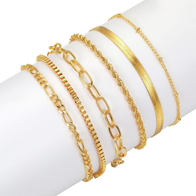 69 Pieces Gold Jewelry Set for Women Fashion Costume Jewelry Gold Plated Necklace Bracelet Gold Earrings Set for Women