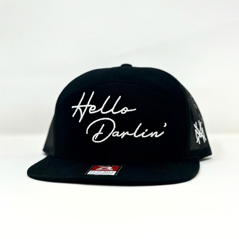 Hello Darlin' Trucker Hat by The Mad Hatter Company