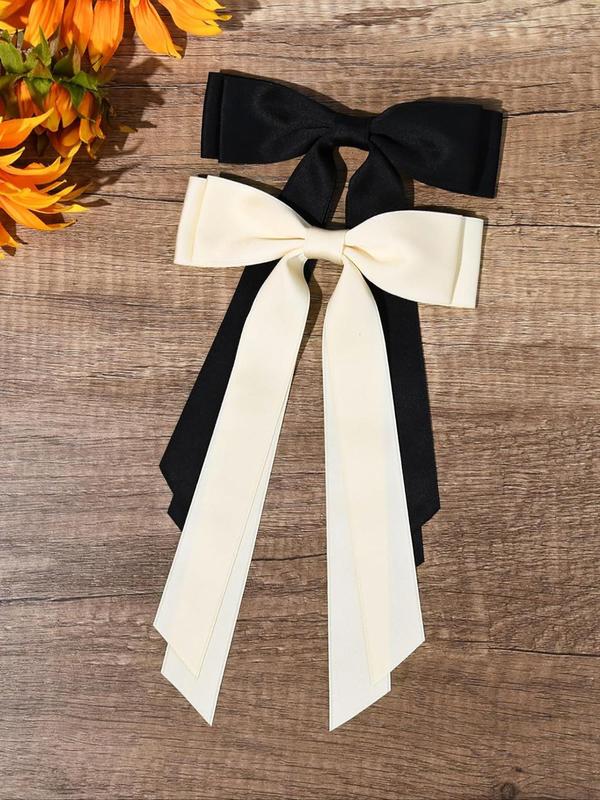 Women's Elegant Bow Decor Hair Clip, Sweet and Versatile Hair Clip for Back Of Head Suitable for Hair, Fashion Hair Accessories for Party, Daily Clothing Decor