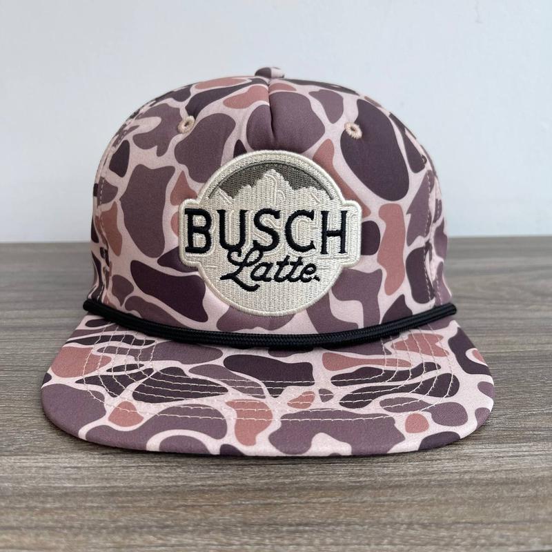 Retro Vintage Busch Light, Natural Light, Miller Lite, Coors, Michlob Ultra Camo SnapBack Hat