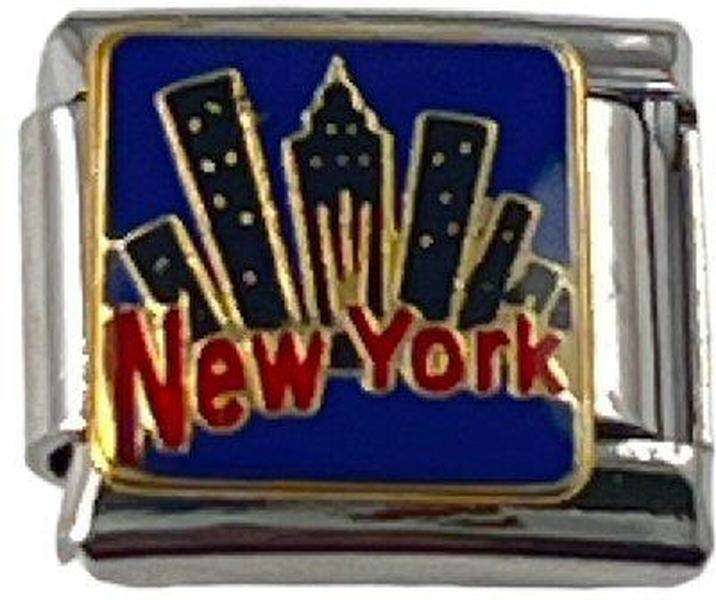 Italian Charm Link New York Skyline 9mm