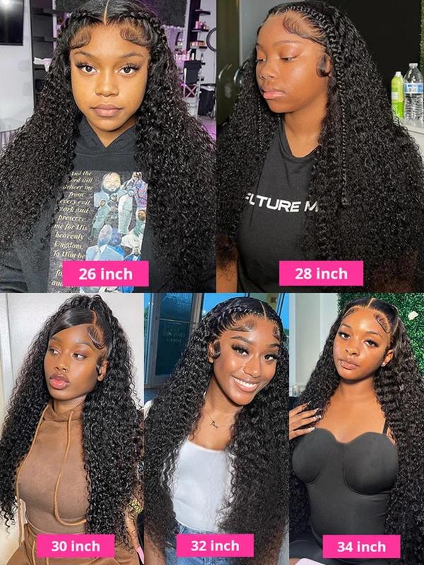 30 32 Inch Deep Wave Transparent Lace Frontal Wig Human Hair 13x4 13x6 Water Curly Wave Lace Frontal Remy Hair Wigs For Women