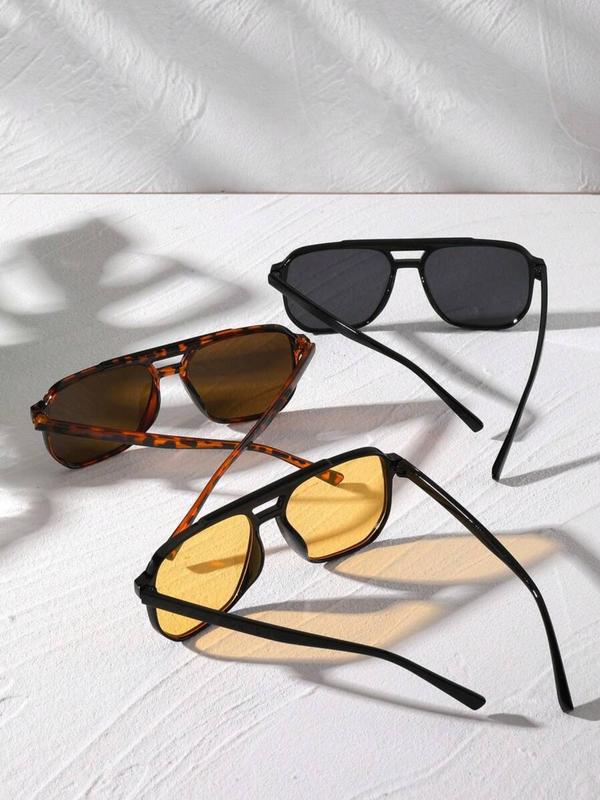 Vintage Simple Tinted Lens Top Bar Design Sunglasses Back To School, Summer Outdoor Sports Glasses Trends 2024 for Women, Designer Sunglasses for Men Women, Travel Accessories