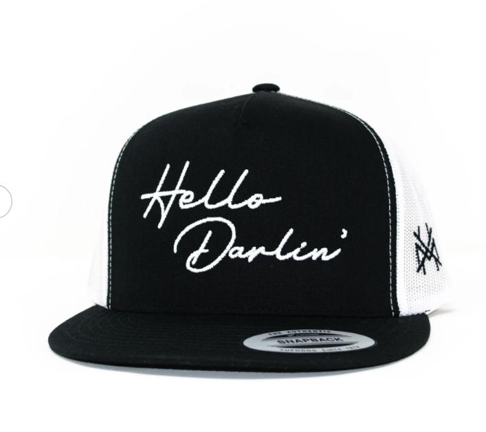 Hello Darlin' Trucker Hat by The Mad Hatter Company