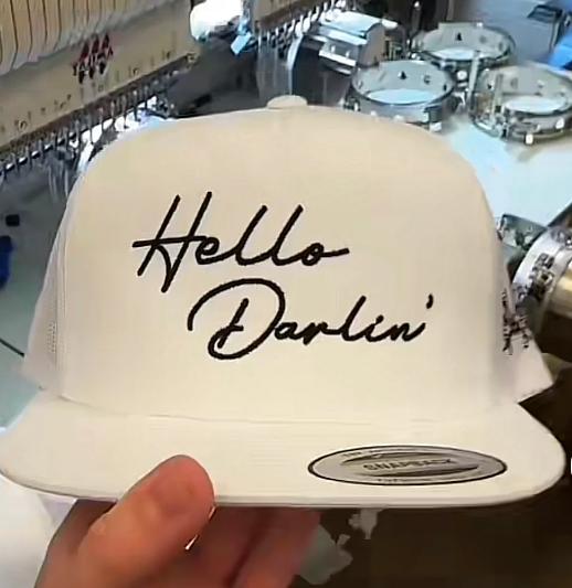 Hello Darlin' Trucker Hat by The Mad Hatter Company