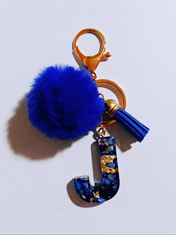 Cute Butterfly & & Letter & Tassel Decor Keychain, Unisex Resin Keychain for Key & Bag Decoration, Trendy All-match & Exquisite Keychain for Gift for Back To School