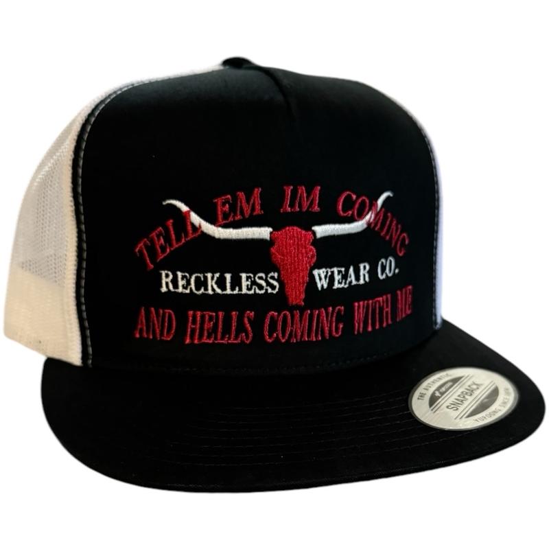 RW HELLS COMING WITH ME HAT