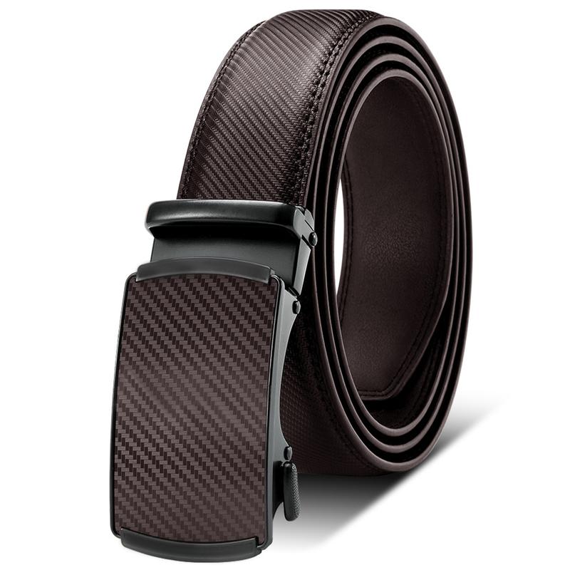 Men's Casual Leather Ratchet Belt Effortless Style