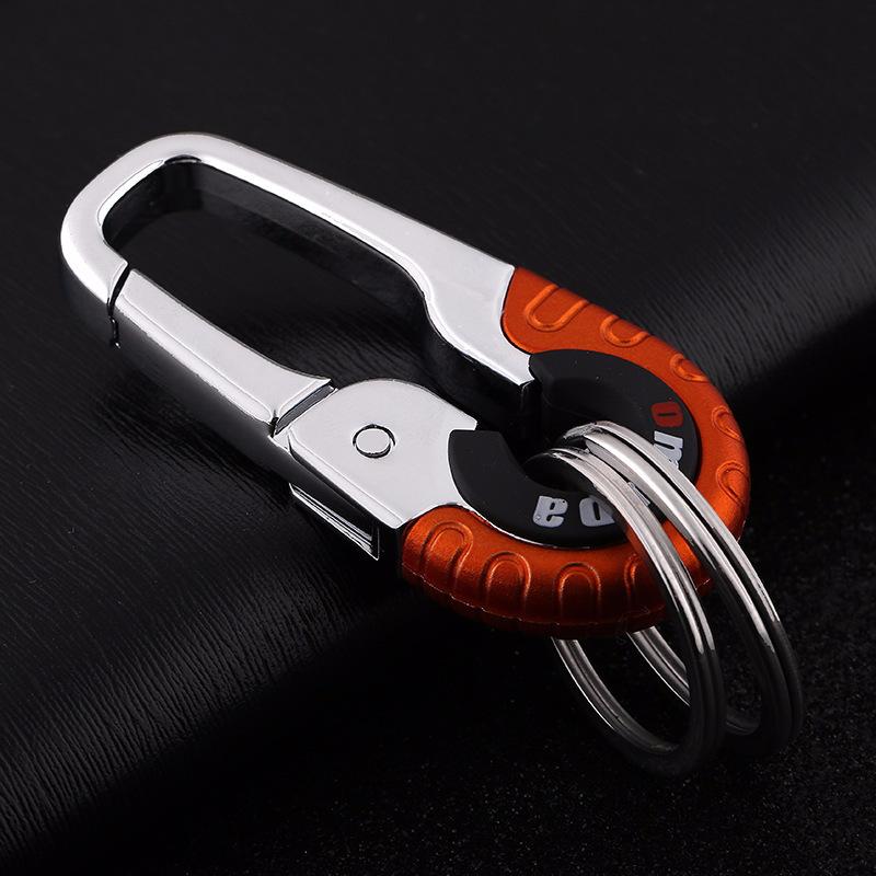 High end keychain creative car key hanging chain independent packaging keychain