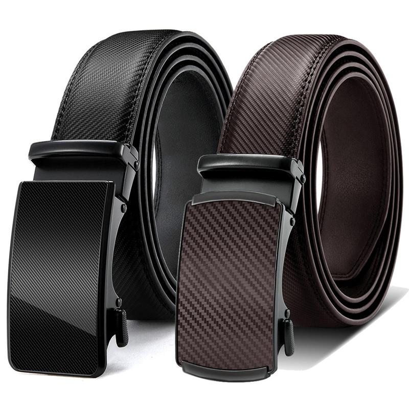 Men's Casual Leather Ratchet Belt Effortless Style