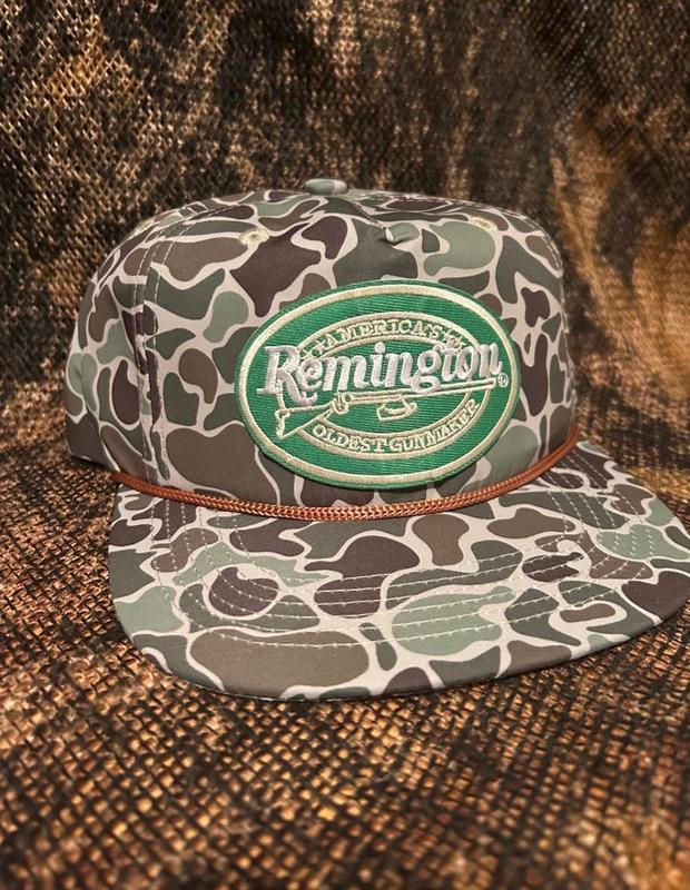 Remington retro vintage jungle camo SnapBack hat, birthday gift, trendy hat, Sports Cap