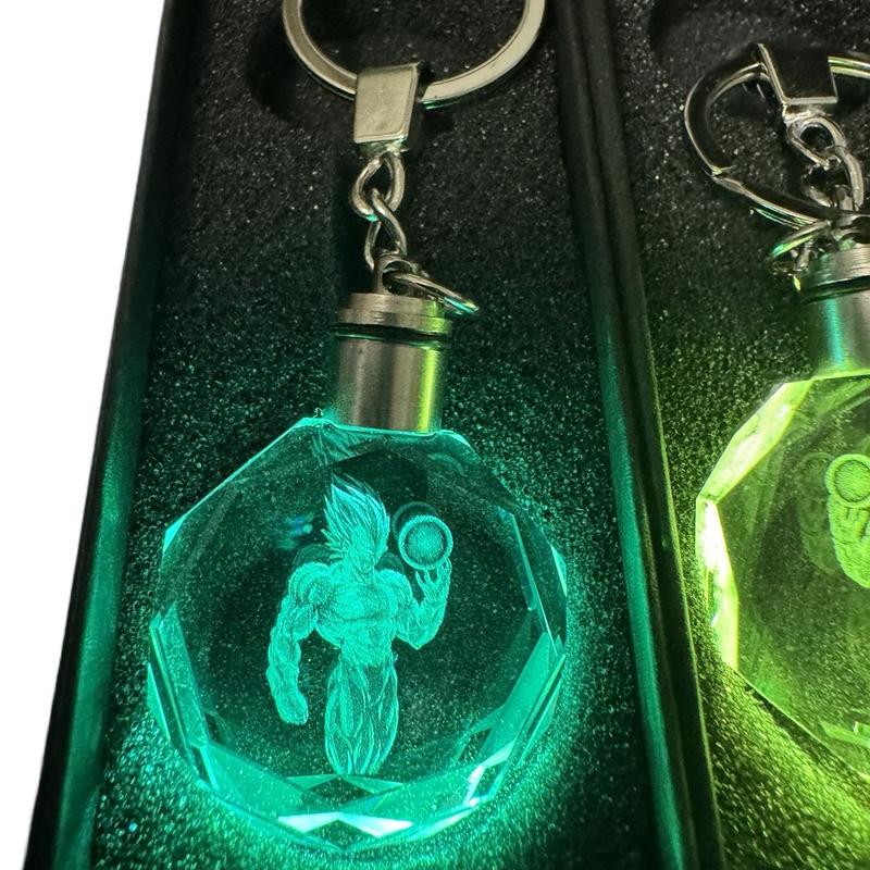 Vegeta Inspired LED Keychain