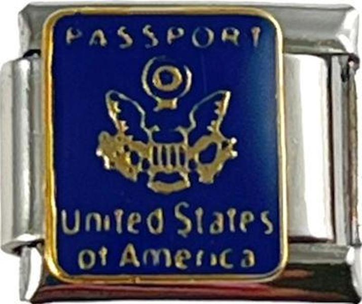 Italian Charm Link Passport 9mm