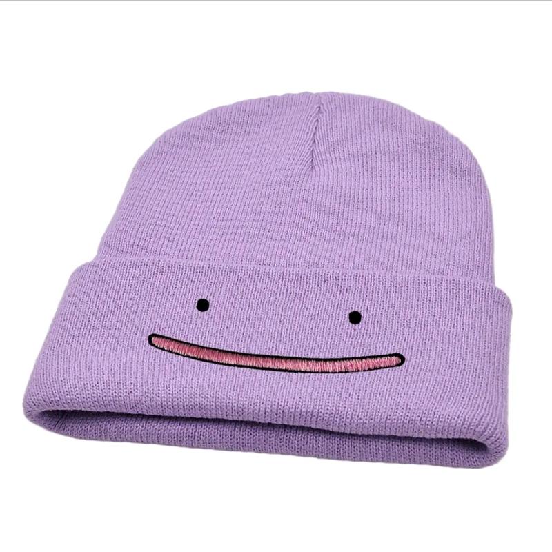 Classic Pokemoned Adult 100% Cotton Beanie in Purple,Blue,Yellow,Orange and Black