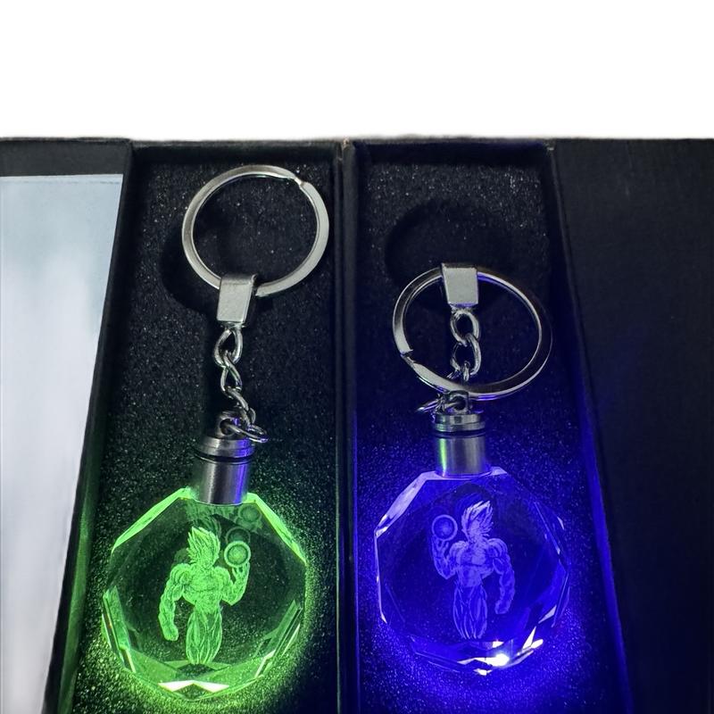 Vegeta Inspired LED Keychain