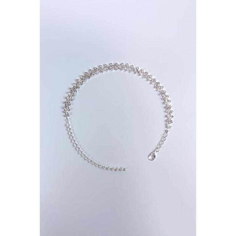 Elite Elegance - Rhinestone Decor Anklet