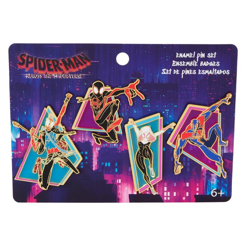 Spider-Verse 4-Piece Pin Set