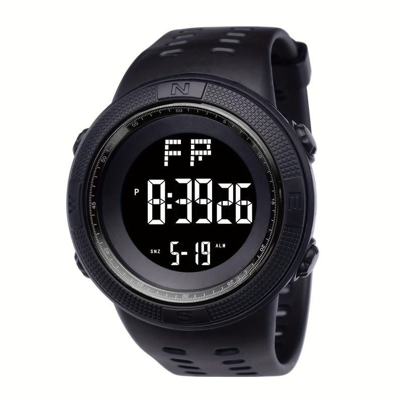 Chronograph E-Sports Watch Outdoor, Multifunctional Digital Silicone Watch Unisex Student