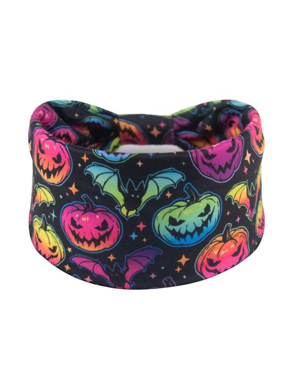 Ruched Design Sports Hair Band, Halloween Themed Sporty Sweat-absorbing Elastic Hair Band, Sports Hair Accessories for All Seasons