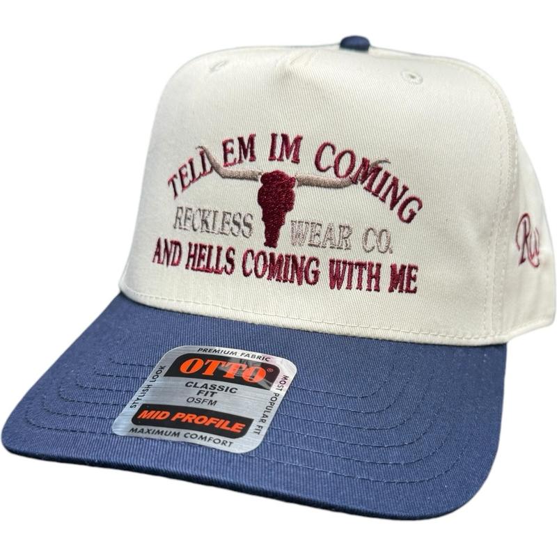 RW HELLS COMING WITH ME HAT