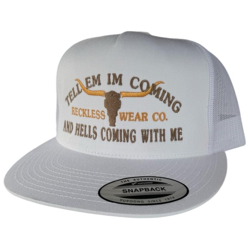 RW HELLS COMING WITH ME HAT