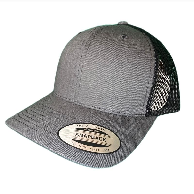 StepDad That Stepped Up Hat - Snapback   Flexfit Available In Multiple Colors - Cotton & Polyester - Carbon Fiber Silver Leatherette Patch trucker hat