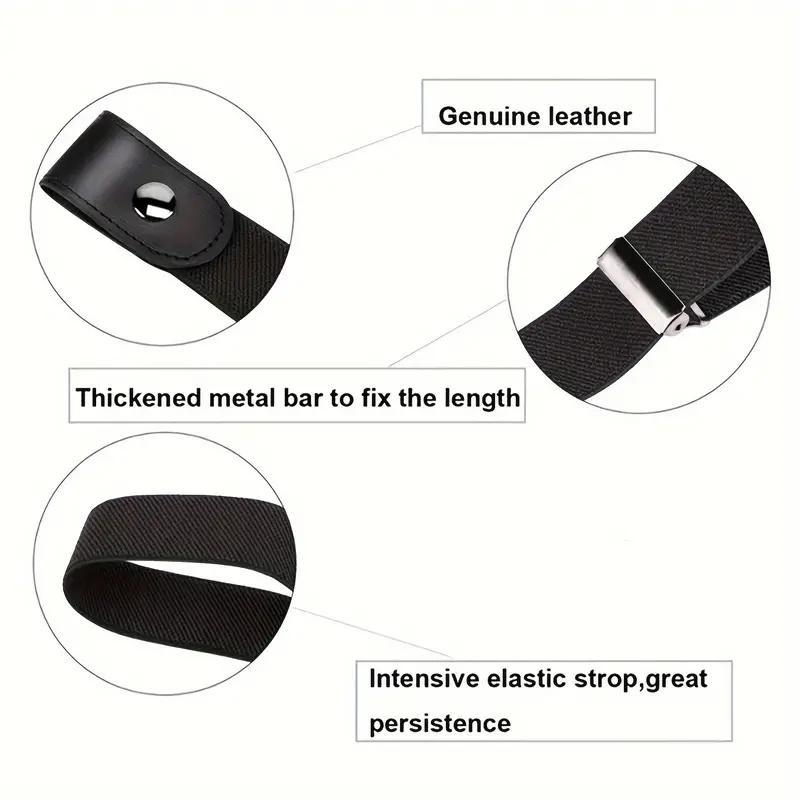 Adjustable Waistband, 1 2 Counts No Buckle Design Elastic Waistband, Adjustable Elastic Belt for Jeans & Pants, Daily Use