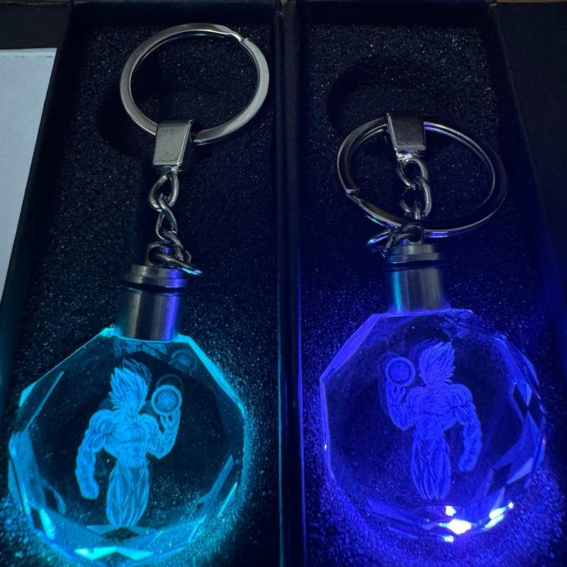 Vegeta Inspired LED Keychain