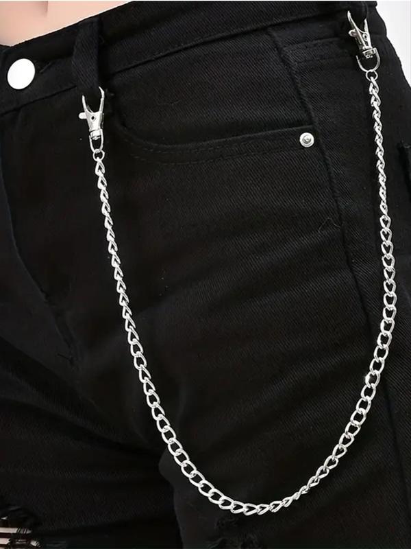 Punk Style Simple Pants Chain, Fashionable Belt for Women & Men, Trendy All-match & Exquisite Pants Chain for Birthday Gift