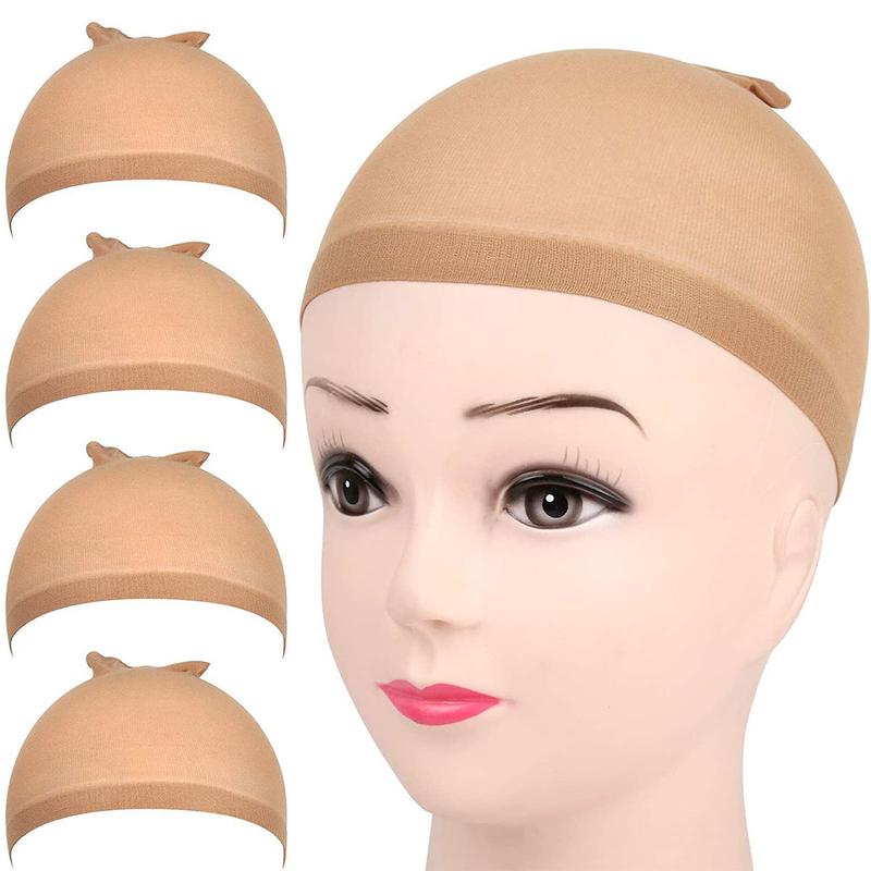 Unisex Brown Wig Cap with High Stretch and Individual Packaging 1 Bag