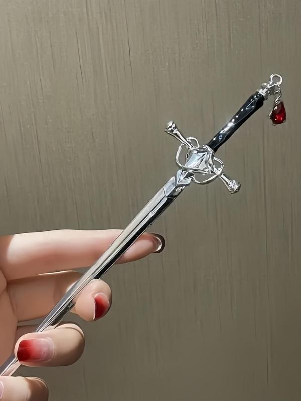 Vintage Knife Shaped Hair Pin, Fashionable Hair Accessories for Women & Girls, Trendy All-match & Exquisite Hair Pin for Birthday Gift