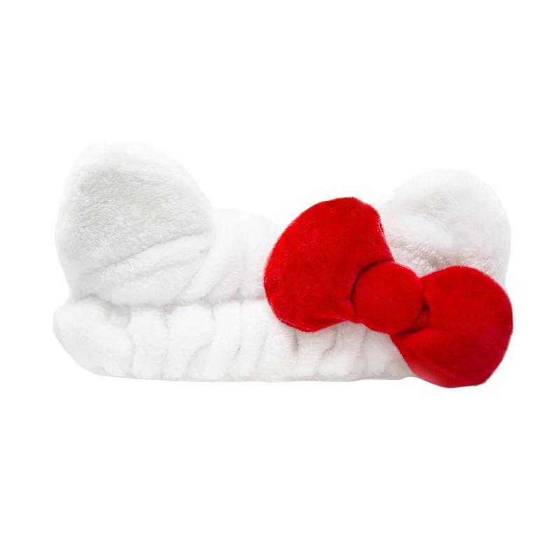 Plush Spa Headband with Hello Kitty's Signature Bow